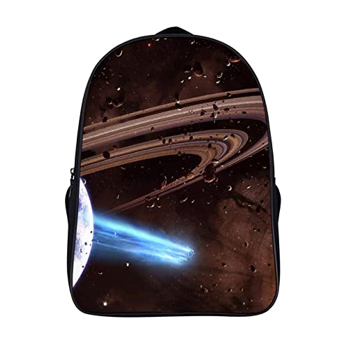 Sac d'école cool 3D pour garçons filles et adolescents avec motif espace
