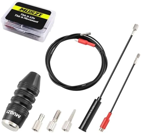 ECOMAID Bicycle Internal Cable Routing Tool Cable Routing Kit for Bicycle Frame Shifting or Cable Routing Tool and Hose Cutter Combination(Black)