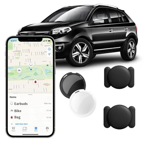 2-Pack GPS Vehicle Trackers with Find My Compatibility
