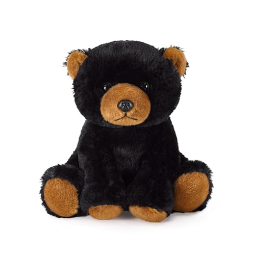 Image of Ditucu Black Bear Stuffed Animal 8 inch Cute Realistic Plush Toys Ultra Soft Plushies Gifts for Kids