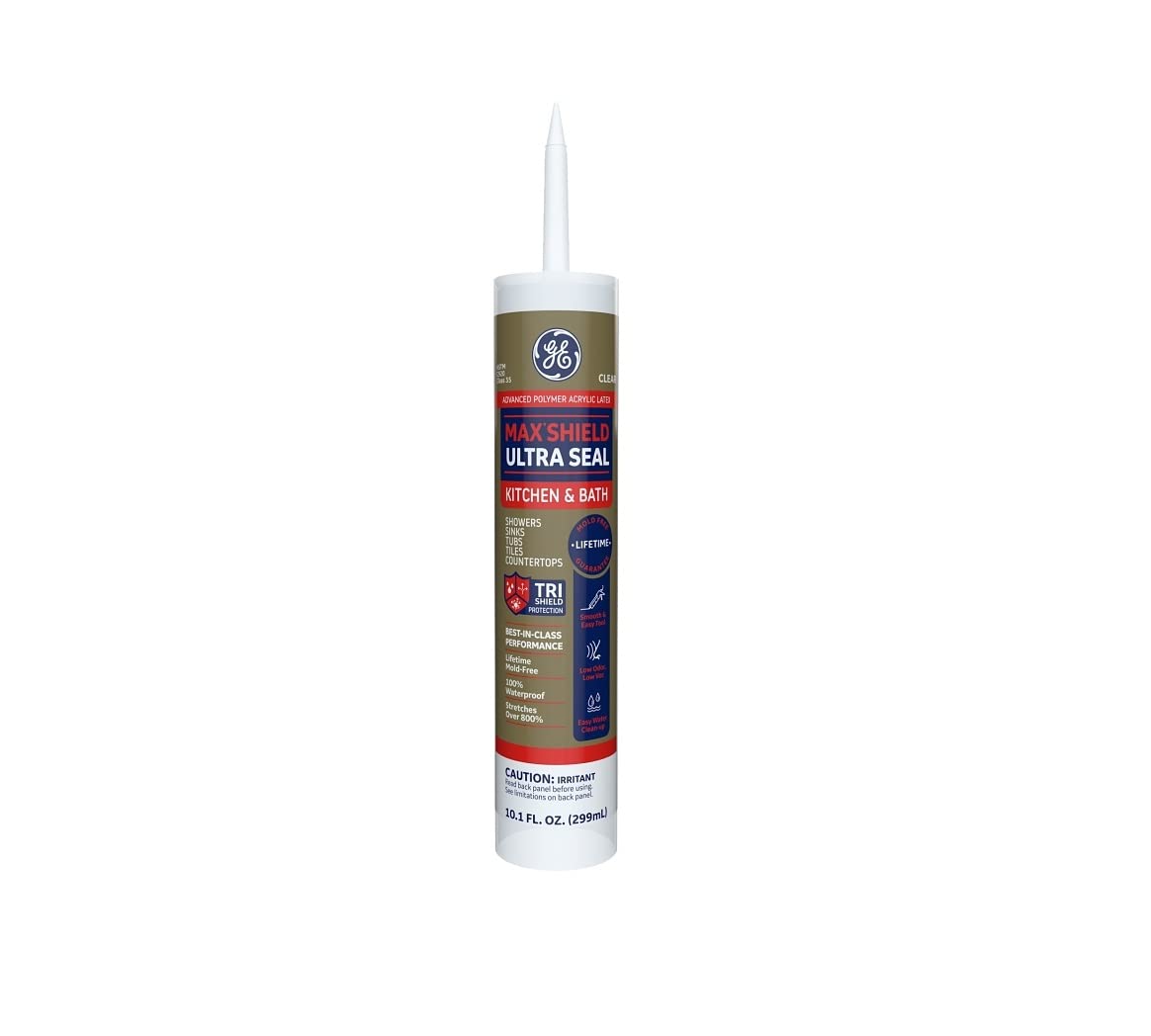 Ge 2864196 Makb410cr Max Shield Ultra-Seal Sealant, Clear, 10.1 Oz (Pack of 12)