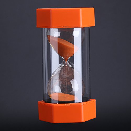 Colorful Sand Timers Hourglass For Home Office Decor Gift Sand Glass Hourglass 3/10/20/30/60 Minutes Timer Clock (20 Mins, Orange) #TOP2