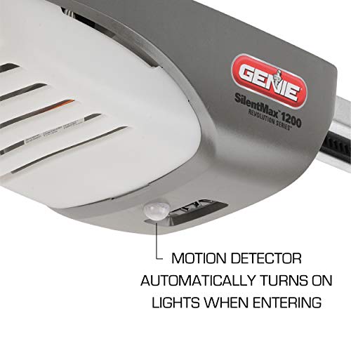 Genie Silentmax 1200 Model 4042-Tkh Garage Door Opener With Motion Detection Lighting, Ultra-Quiet Steel-Reinforced Belt Drive, 140V Dc Motor, 3/4 + Hpc 140V Belt Drive, Gray #TOP3