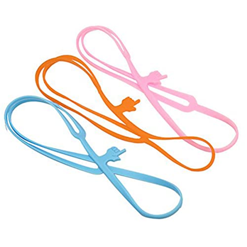 KALLORY 3個 シリコン フィンガー ブックマーク かわいい ランダムカラー