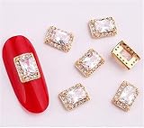 Los pedrimones de brillo están disponibles en plata, oro, blanco, rojo, verde, negro, rosa, etc. Los colores hermosos agregan brillo a las uñas y los hacen más deslumbrantes y encantadores.