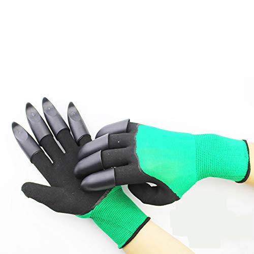 Preisvergleich Produktbild HECHEN Arbeitsschutz-Schutzhandschuhe - Gartenarbeitsaushub Wasserdichte und verschleißfeste, atmungsaktive Handschuhe - Gartengarten lockerer Boden,8doubleA