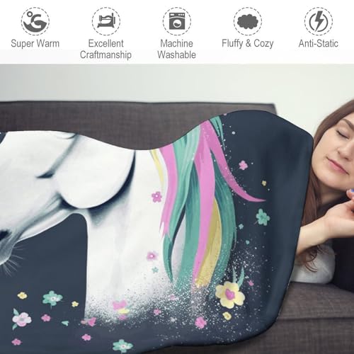 Couverture ronde Be Horse 150 cm pour salon et voyage - 4