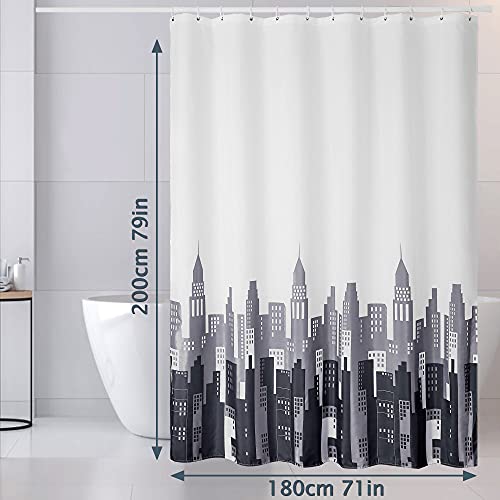 DUFU Douchegordijn witzwart Cuadrillaresources