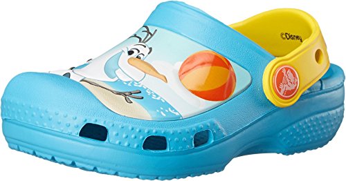 Crocs CC Olaf Clog (Toddler/Little Kid), Electric Blue, 8 M US Toddler