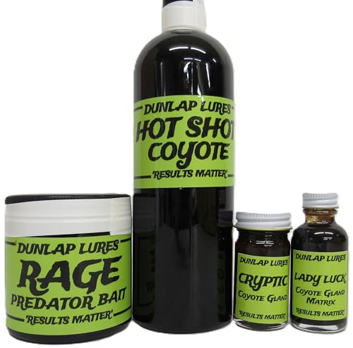 Dunlaps Professional Coyote Trapping Bait And Lure Kit Dunlap Lures K-40