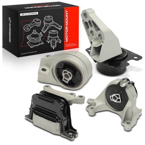 A-Premium 4PCS Engine Motor Mount and Transmission Mount Set Compatible with Chevrolet Equinox 2010-2017 & GMC Terrain 2010-2017, V6 3.0L 3.6L, Automatic Transmission, Replace# 25789173, 25789188