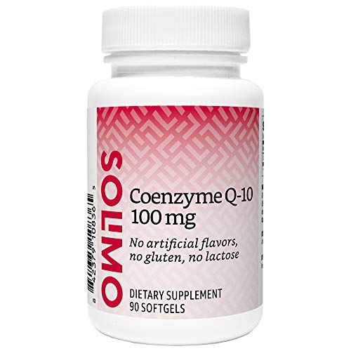 Amazon Brand - Solimo Coenzyme Q-10 100 mg, 90 Softgels, Three Month Supply