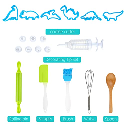 Conjunto de cozinha infantil real, utensílios de cozinha seguros e seguros para crianças, como rolo