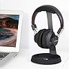 Avantree Aluminum & Silicone Desk Headphone Stand Hanger with Cable Holder for Gaming Headset Display - HS102 Black #4