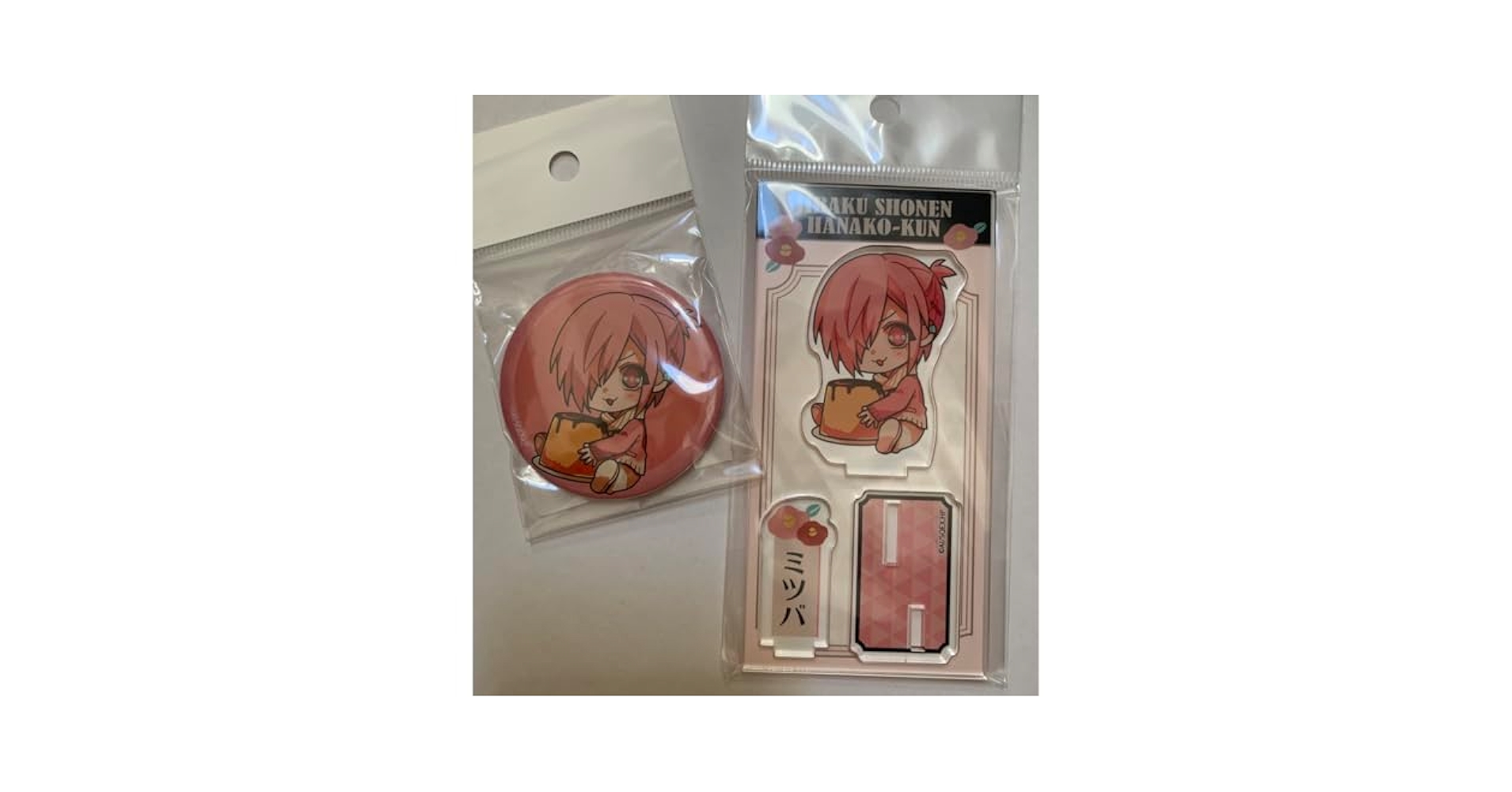 地縛少年花子くん　レトロ　ミツバ　缶バッジ　アクリルスタンド　セット 地縛少年花子くん ミツバ アクスタ 缶バッジ - メルカリ