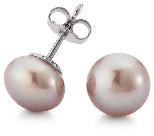 Preisvergleich Produktbild Adriana Damen-Ohstecker Süßwasser Zuchtperlen 925 Silber Romantica R9