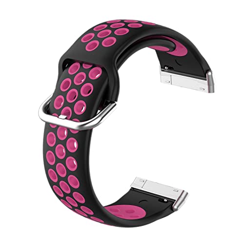 LICHIFIT fitbit versa4/versa3/sense2/sense�p�o���h �x���g ���F �ւ��o���h �V���R���� �_�炩�� �ʋC �ϋv�� �X�|�[�c�o���h �A�N�Z�T���[ �i�u���b�N�E���[�Y�j