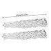 XUEYEGONGJI Basketball Net with 12 Loops Waterproof Anti Whip Basketball Hoop Net Replacement 2PCS White Basketball Net with 12 Loops