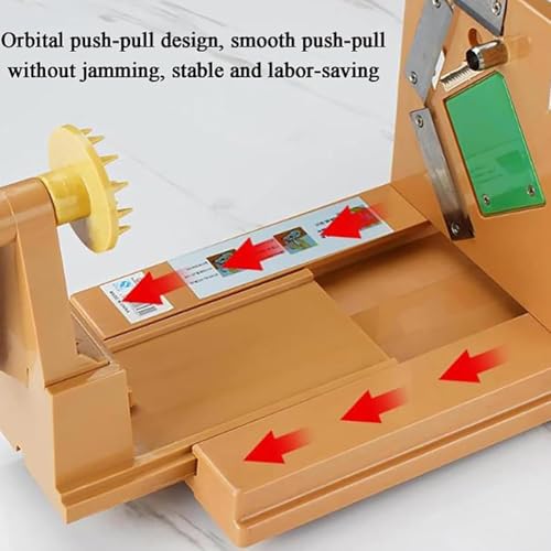 Rallador de tambor giratorio manual para triturar verduras, patatas y zanahorias con mango de ancho ajustable