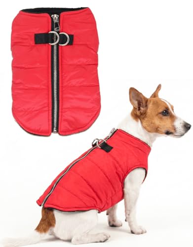 Welpen Wintermäntel Kleine Hundemantel Wasserdichte Hundejacken Welpenjacke Mäntel für kleine Hunde XS Leichte isolierte Bomberjacke