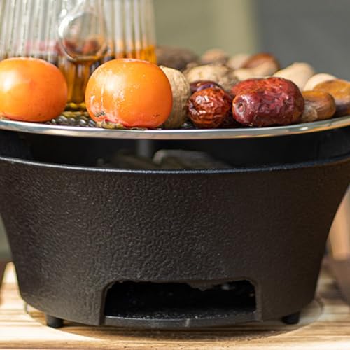 Barbecue chauffage rapide fer forgé plan japonais transportable