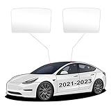 CHIYLE Glass Roof Sunshade for Tesla Model 3 2023-2021 Insulation UV Rays Protection Sun Shade for Tesla Model 3 Accessories 2023-2021(Beige)
