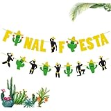 GETAJGHSD Kaktus Party Wimpelkette mit Mexikanischem Karnevalsmotiv Farbenfrohe Hängegirlande für Sommerpartys und Mottopartys