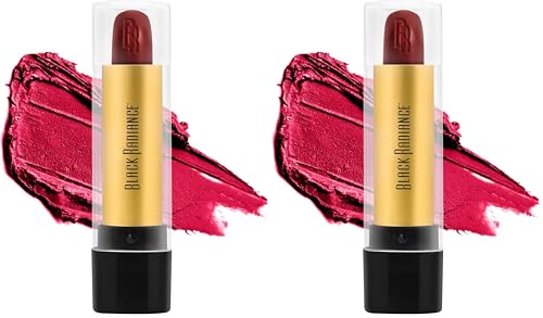 Image of Black Radiance Perfect Tone Lipstick Lip Color, Reggae Red, 0.13 Ounce (Pack of 2)
