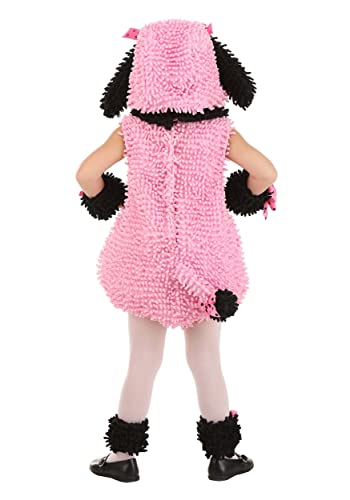 Disfraz de Poodle Rosa para Niñas Pequeñas 4T miniatura 3