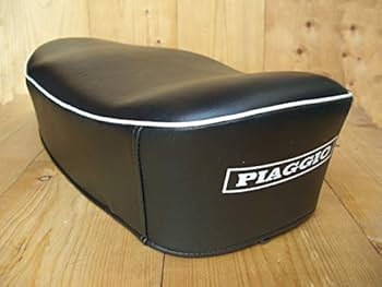 Amazon | Vespaベスパ50s 100 ET3 ロングシート 黒/白パイピング