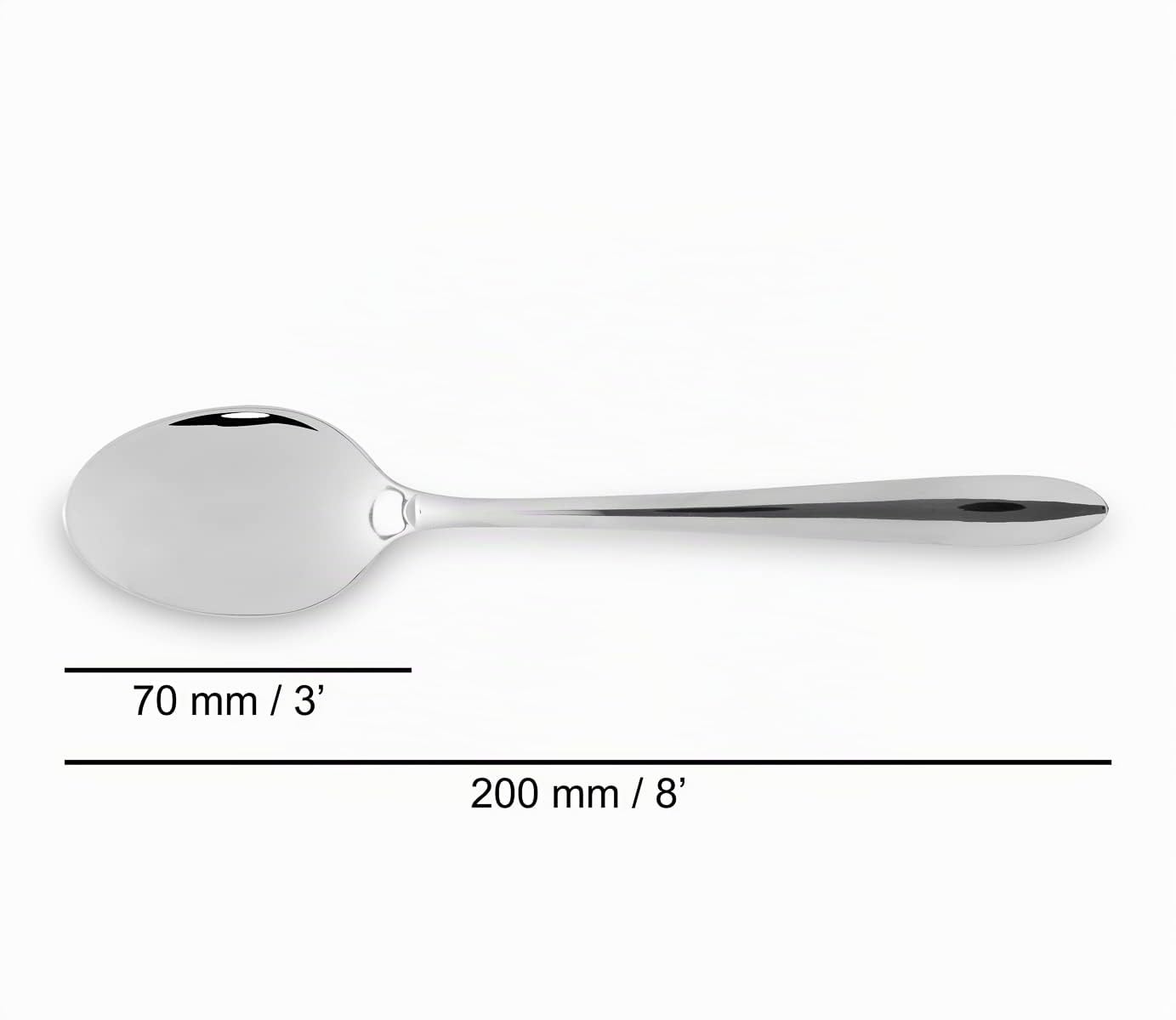 ARCOS Set di Posate da Tavola 24 Pezzi – Servizio Completo per 6 Persone con 6 Cucchiai, 6 Coltelli, 6 Forchette e 6 Cucchiaini da Dessert – Colore Argento, Serie Berlino