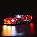 Produktbild SIROD Kyglaring LED-Beleuchtungsset für Lego 76895 Speed Champions Ferrari F8 Tributo-Beleuchtungssteine Bausteine für Lego 76895 Ferrari F8-Kit (Modell 76895 Nicht im Lieferumfang enthalten)