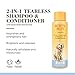 Burt's Bees for Dogs Natural Tearless 2 In 1 Dog Shampoo & Conditioner with Buttermilk and Linseed Oil | Gentle & Safe for Puppies | pH Balanced for Puppies - Made in USA, 16 Oz - 2 Pack