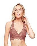 Mia Lace Bralette for Women, Unpadded and Unlined Wireless Bra, Perfect Racerback Everyday Lingerie