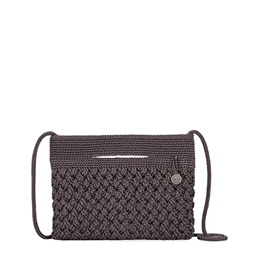 The Sak Linden Convertible Crossbody Bag in Crochet, Adjustable Multi Use Strap