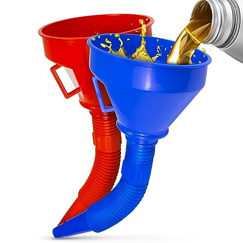 Funil Automotivo Plastico Dosador Combustivel Ponta Bico Flexivel Multifuncional Para Veículos Óleo