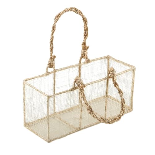 Mopec A200   Cesta de Rafia Natural Pack de 1 Unidad