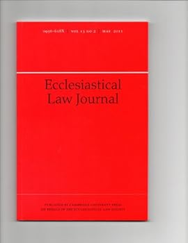 Paperback Ecclesiastical Law Journal, May 2011, No. 2 Book