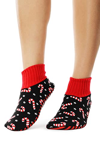 Tipsy Elves Unisex Ugly Christmas Sweater Inspired Fuzzy Slipper Socks for Adults3