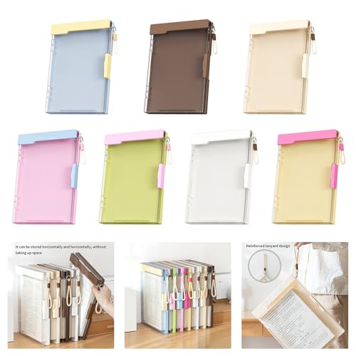 Mallette de rangement de documents 2 compartiments porte-bloc ABS rigide étanche école 24x35