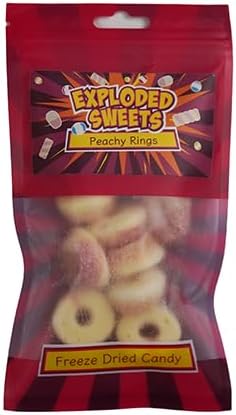 Peach Rings | Exploded Sweets | Freeze Dried Candy UK