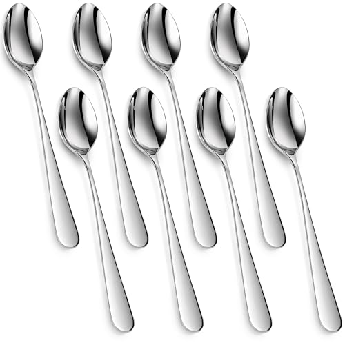 KEAWELL Premium Louise 8-Piece 7.5-Inch 18/10 Iced Tea Spoons (7.5 inch, 8)
