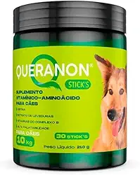Queranon Sticks 30 Un Suplemento Pele E Pelo Para Cães Avert