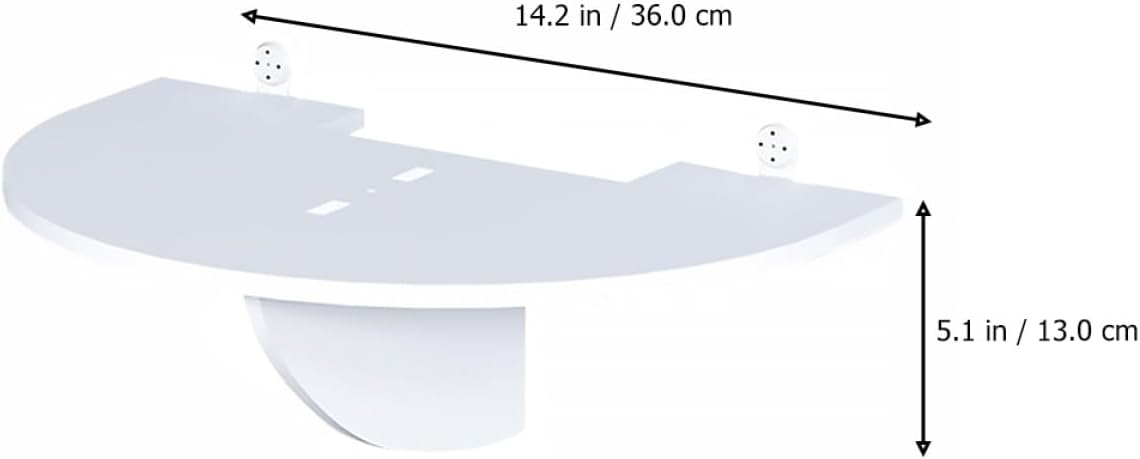 Punchless Residential Projector Hanging Rack Wall Organizer Shelf for Bedroom Ceiling Mount, Space-Saving Storage Stand Compatible with Multiple Projector Models