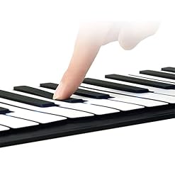 Piano 88 touches double klaxon roulé à la main pour adulte débutant avec prise USB - Les Beatles, Paul McCartney, John Lennon, RIngo Starr, George Harrison Piano 88 touches double klaxon roulé à la main pour adulte débutant avec prise USB – Image 2