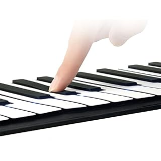 Piano 88 touches double klaxon roulé à la main pour adulte débutant avec prise USB - Les Beatles, Paul McCartney, John Lennon, RIngo Starr, George Harrison Piano 88 touches double klaxon roulé à la main pour adulte débutant avec prise USB – Image 2