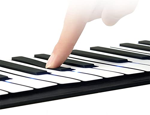 Piano 88 touches double klaxon roulé à la main pour adulte débutant avec prise USB - Les Beatles, Paul McCartney, John Lennon, RIngo Starr, George Harrison Piano 88 touches double klaxon roulé à la main pour adulte débutant avec prise USB – Image 3