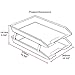 Acrimet Facility 2 Tier Letter Tray, Front Load, Letter Size/A4, Desktop File Organizer, Plastic (White Color)