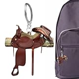 ☬Meilleur cadeau : le porte-clés en selle a une forme mignonne et spéciale, qui attire l'attention des enfant. Il peut être utilisé pour jouer et vous pouvez le à votre famille et à vos amis qui aiment la culture cowboy.