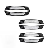 CyperFair 6 PCS Car Wheel Eyebrow Stickers, Carbon Fiber Reflective Warning Protector, Anti-collision Tight Fitting Side Marker Paint Guard, Universal Self-adhesive Exterior for Most Cars (White)